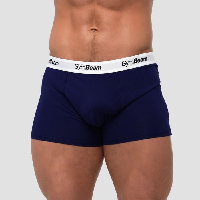 GymBeam Pánske boxerky Essentials 3Pack Navy  XLXL