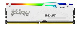 KINGSTON DIMM DDR5 FURY Beast White RGB XMP 32GB 5200MT/s CL40