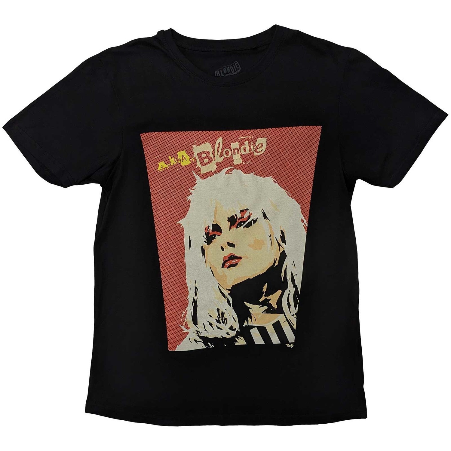 Blondie tričko AKA Pop Art Čierna S
