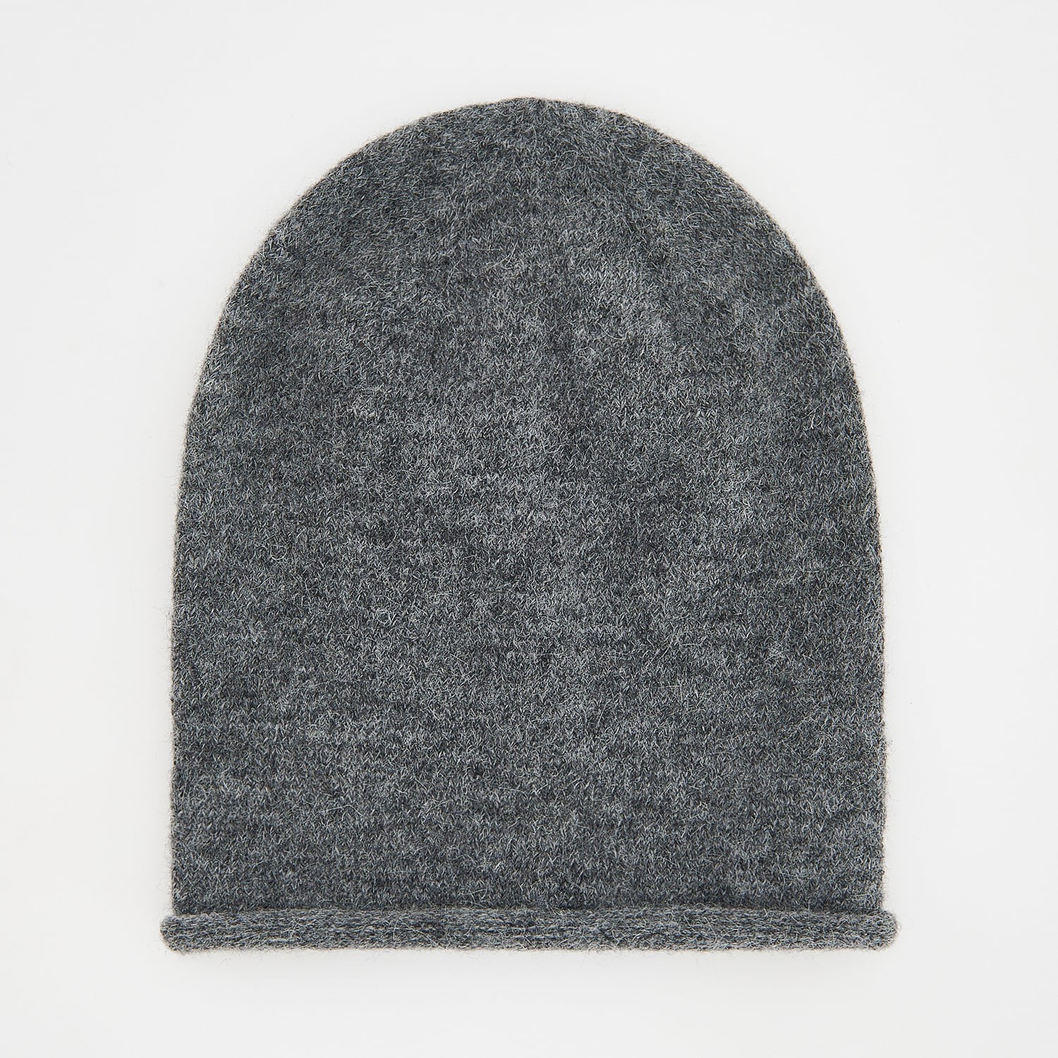 Reserved - Vlnená čiapka beanie - Šedá