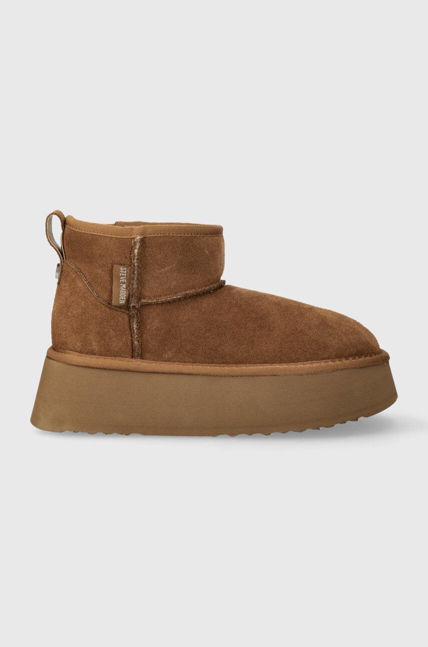 Semišové snehule Steve Madden Campfire hnedá farba, SM11002737