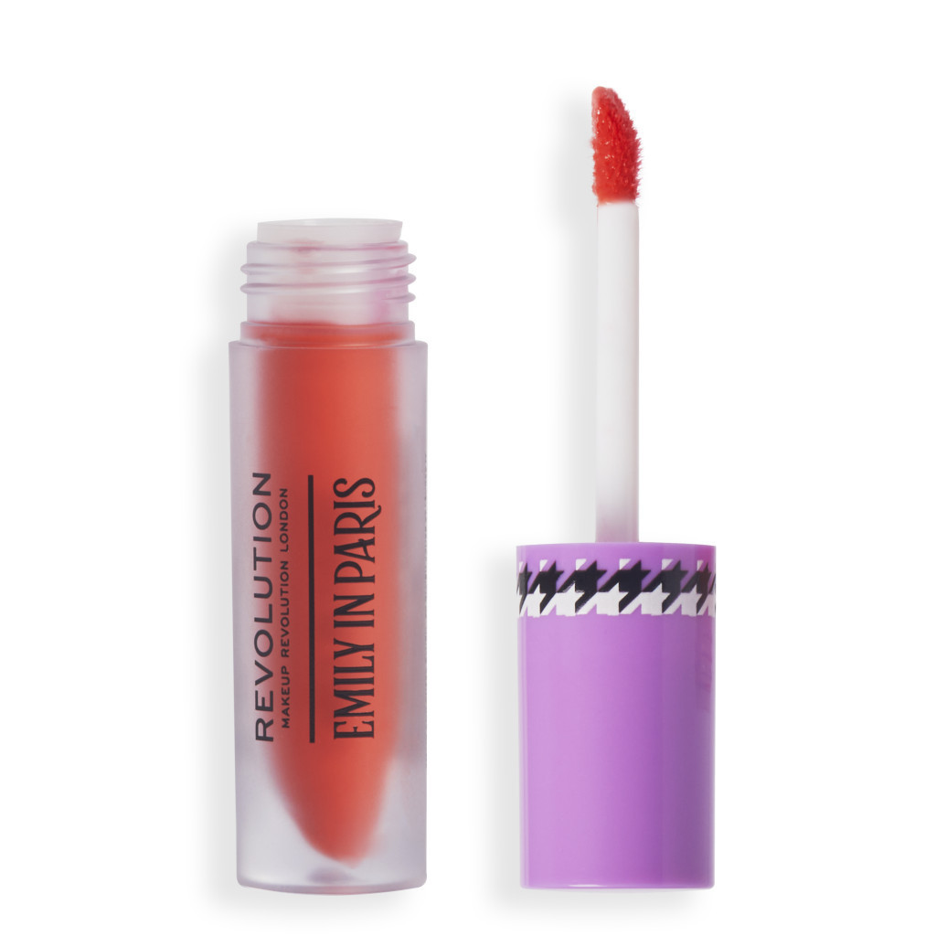 Revolution Viacúčelový lesk na pery a tváre X Emily in Paris (Multi-use Lip & Cheek Blush) 3 ml Paris Fantasy Rouge