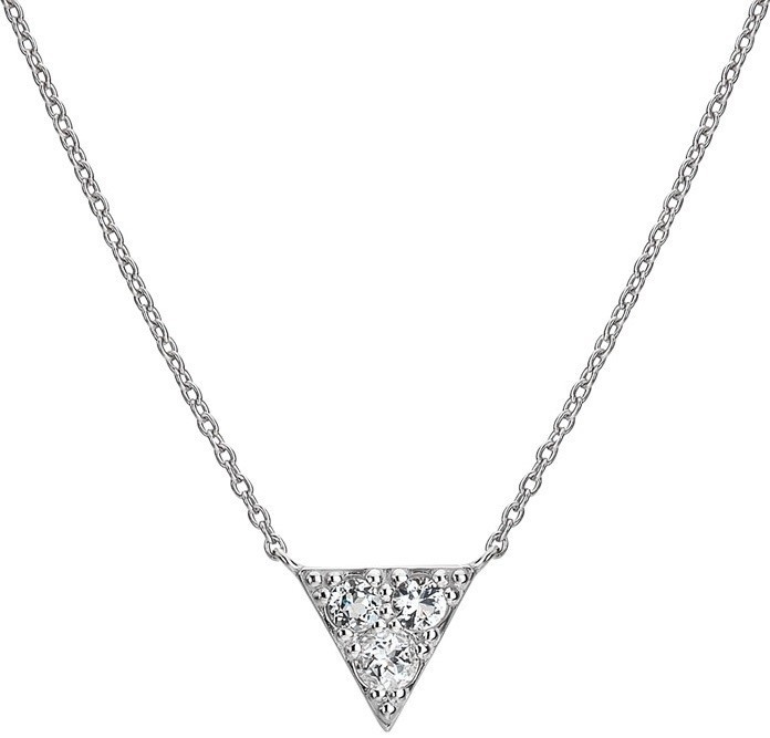 Hot Diamonds Trblietavý strieborný náhrdelník s diamantom Stellar DN173