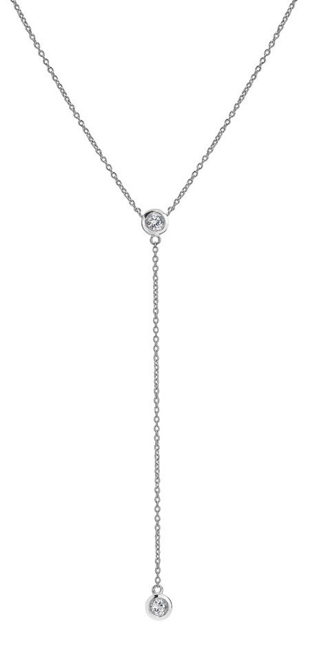 Hot Diamonds Elegantný strieborný náhrdelník s diamantom Tender DN176