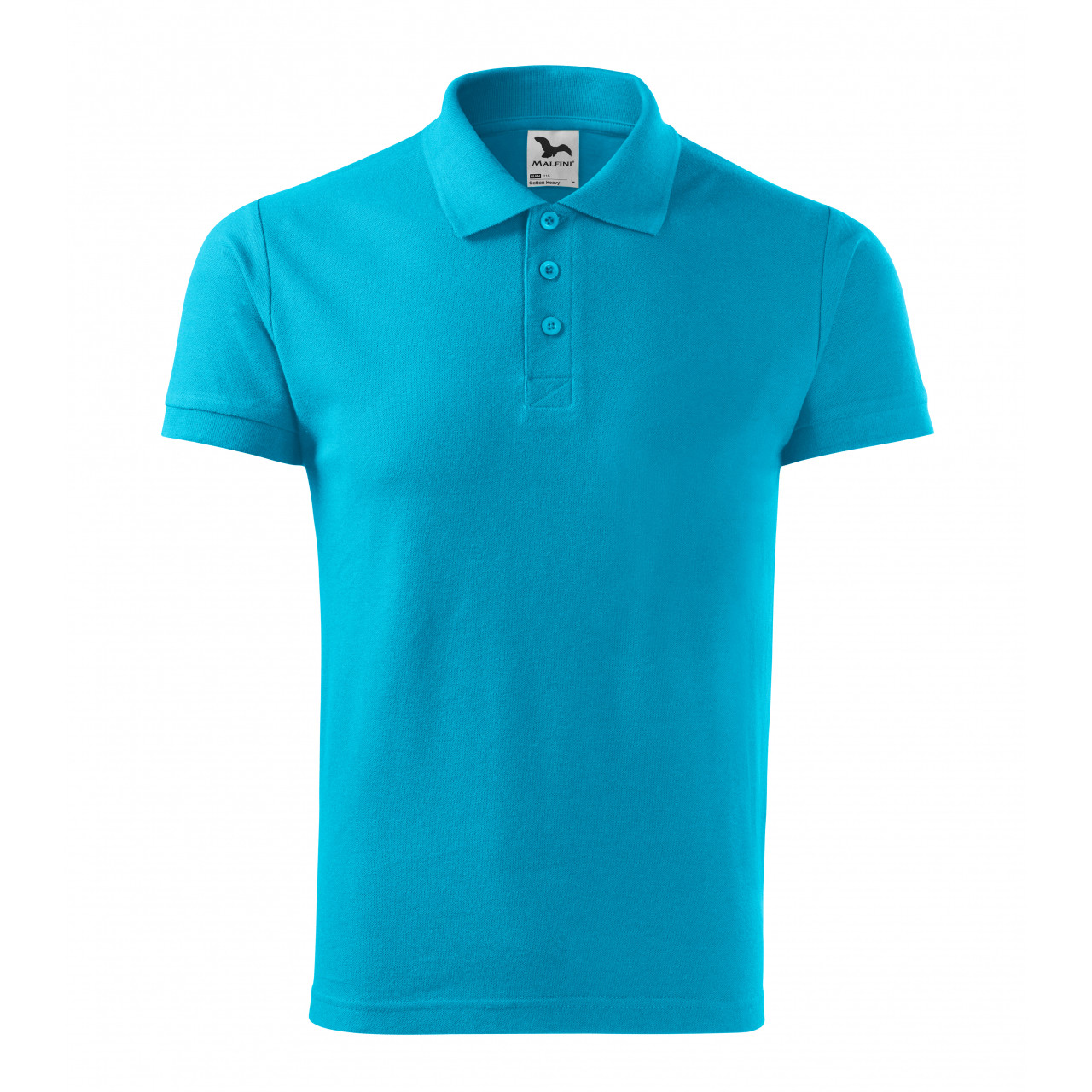 Pánske polo tričko Malfini Cotton Heavy - tyrkysová, S