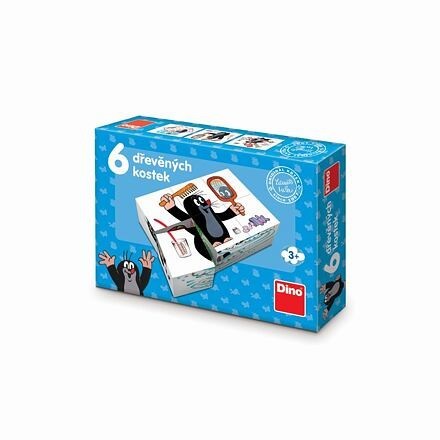 Dino KRTEK 6 Drevené licenčné kocky