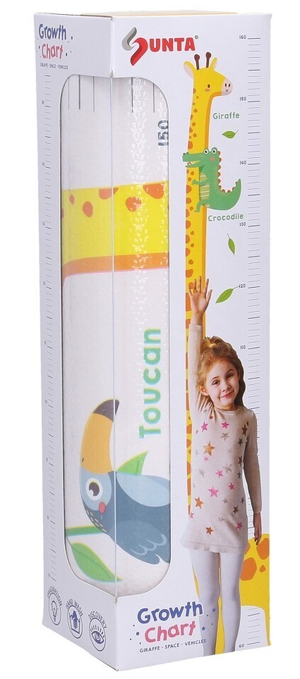 Detský meter na stenu žirafa 120cm