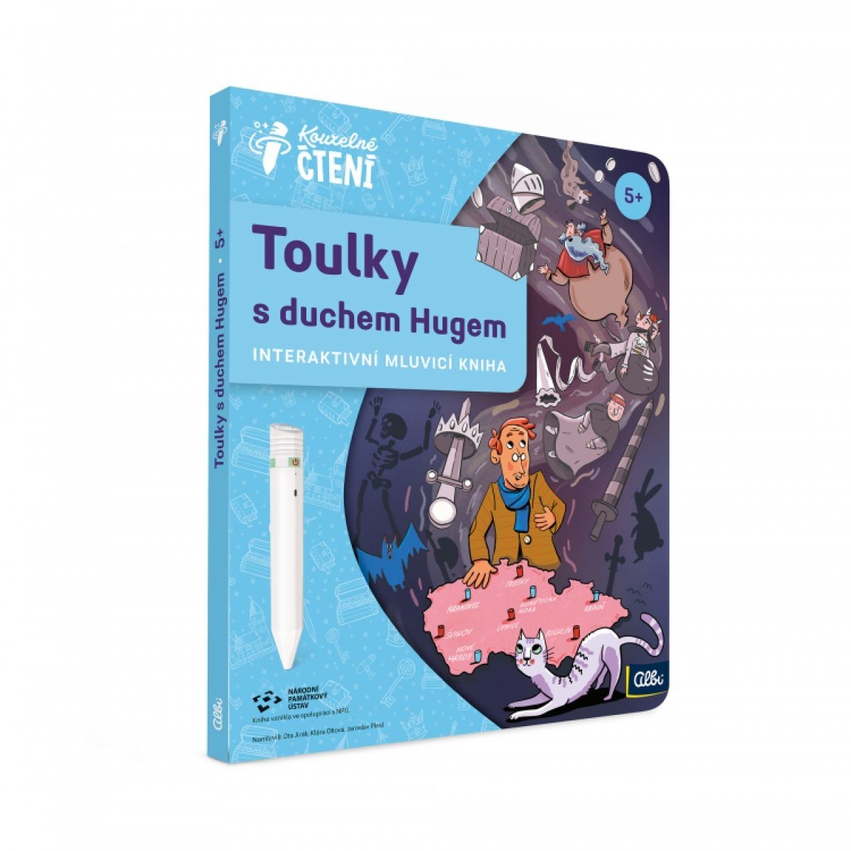 Albi Kouzelné čtení Kniha Toulky s duchem Hugem CZ verzia