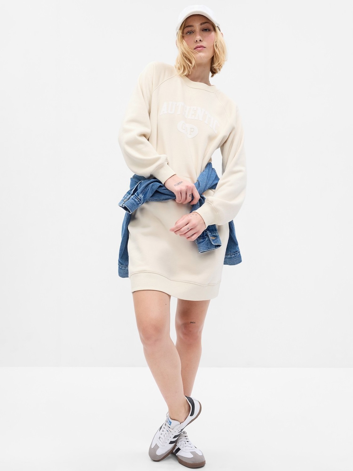 GAP Sweatshirt Dress with Logo - Women