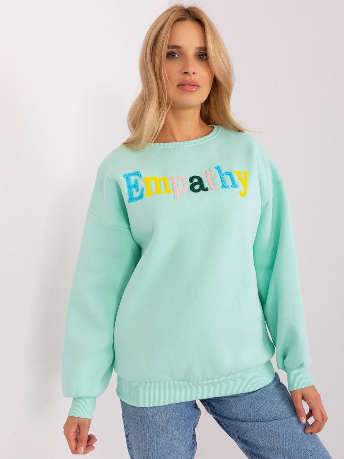 Women's mint hoodie
