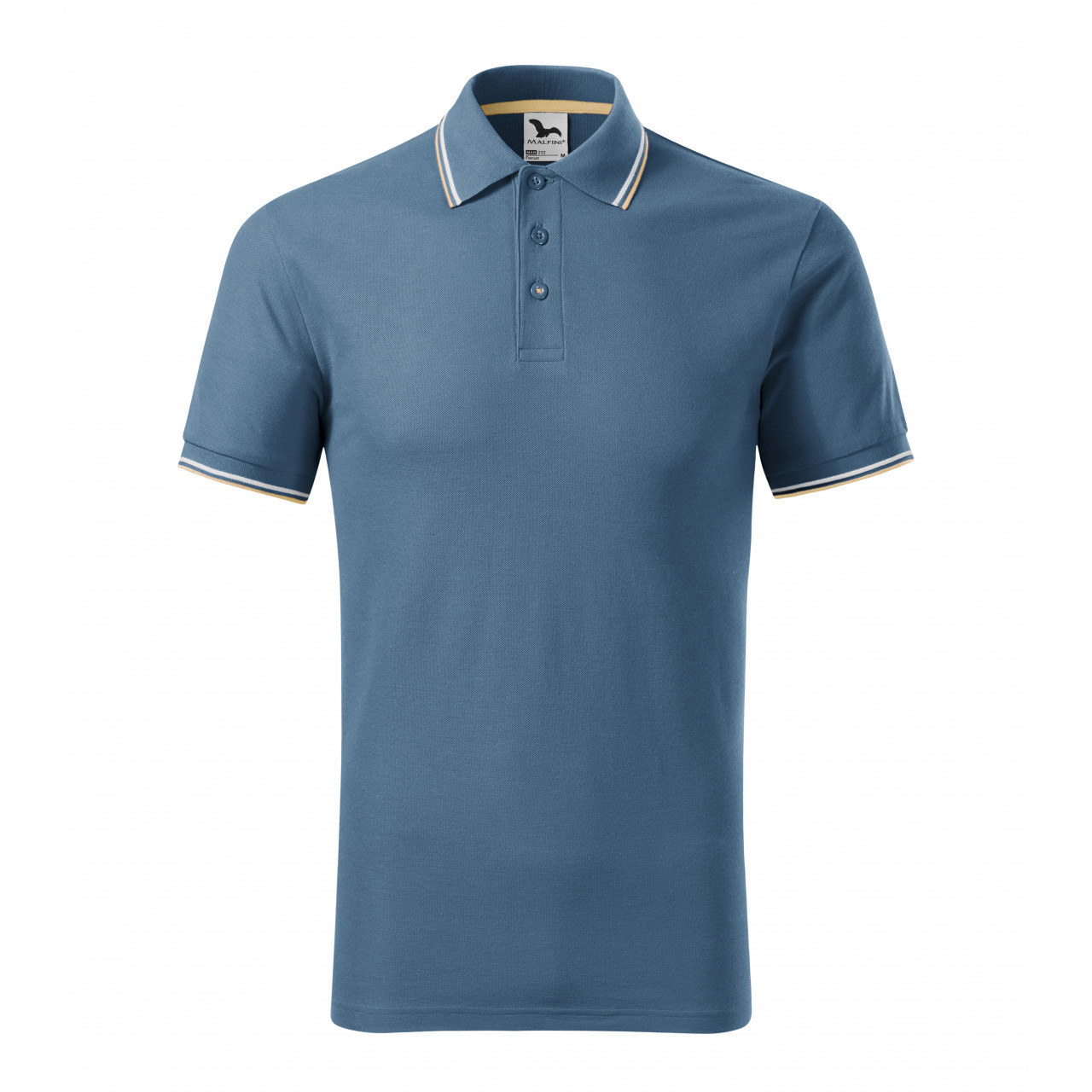 Pánske polo tričko Malfini Focus - denim, S