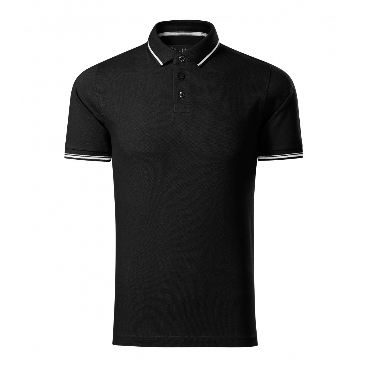 Pánske polo tričko Malfini Perfection Plain - čierna, S