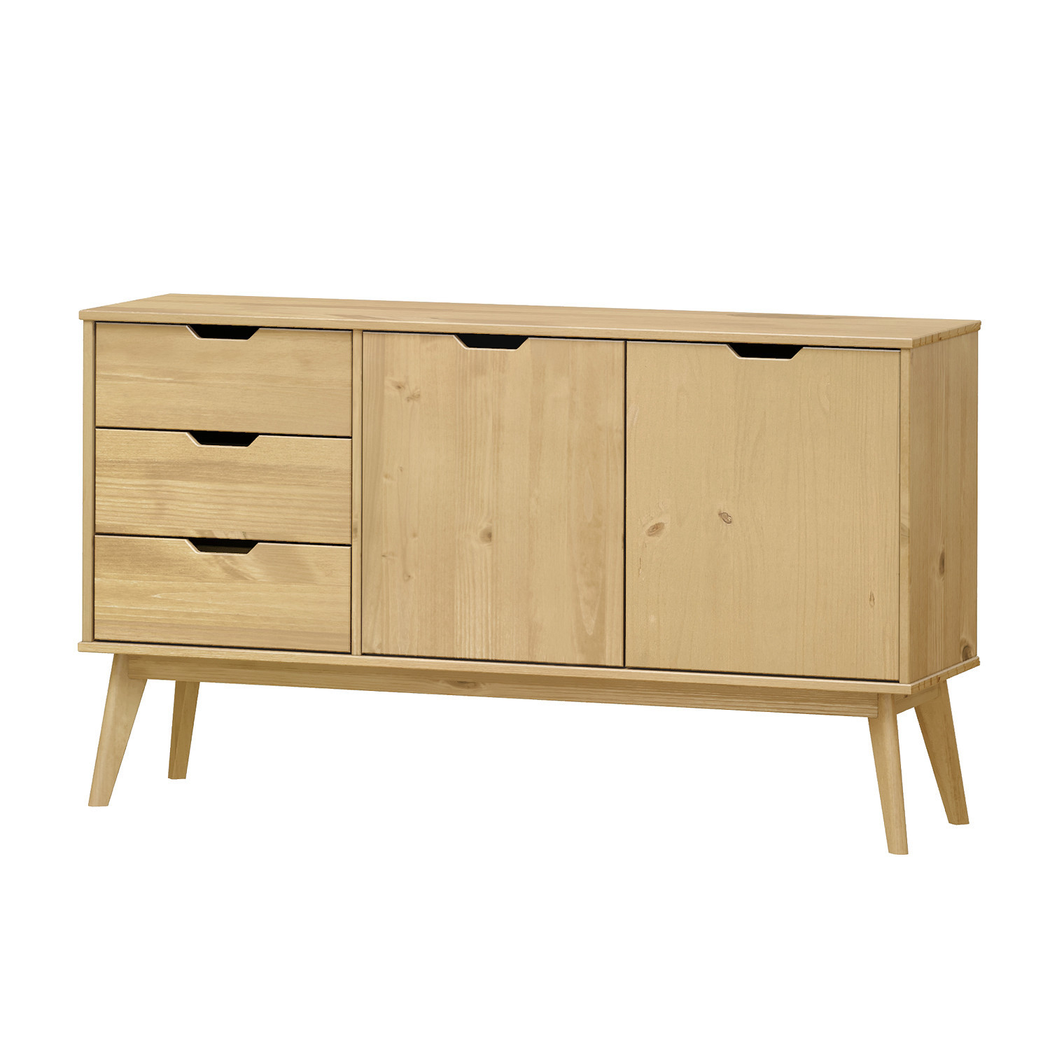 Komoda 2 dvere + 3 zásuvky BONITO vosk