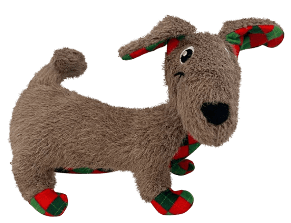 Kong Dog Holiday PupSqueaks Tucker pískacia hračka pre psy, veľ. M