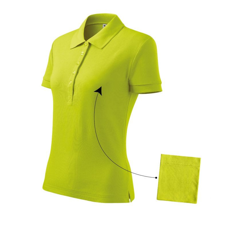 Polokošeľa Malfini Cotton W MLI-21362 limetkovo zelená 2XL