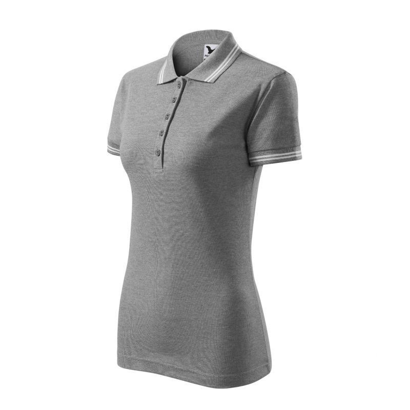 Adler Urban W polokošeľa MLI-22012 tmavo šedá melanžová 2XL