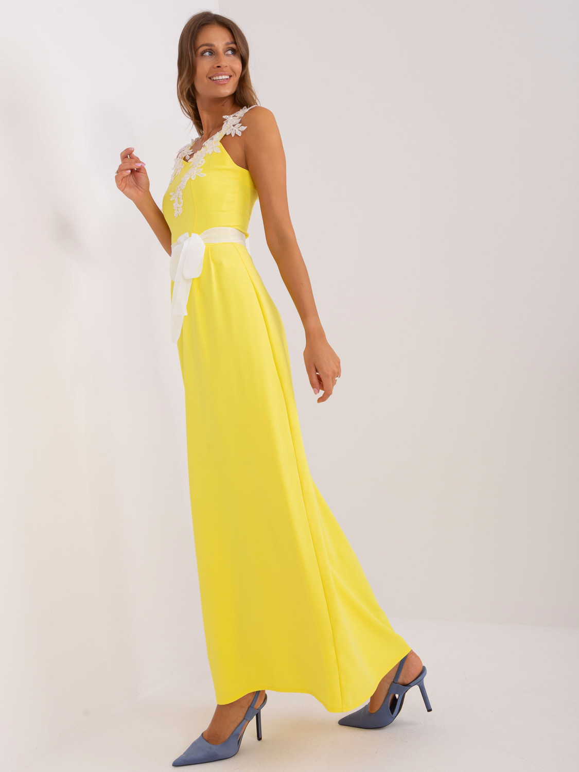 LK SK 506640 šaty.05P žltá 40