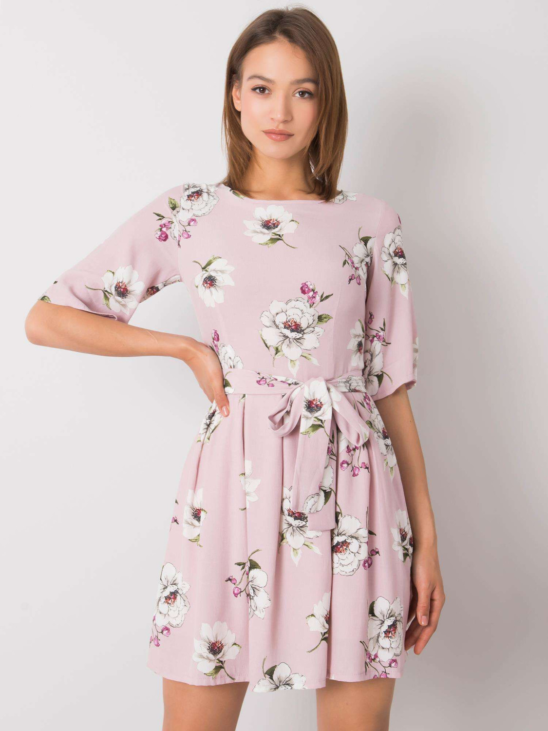 Šaty LK SK 507547.16P svetlo fialová 38