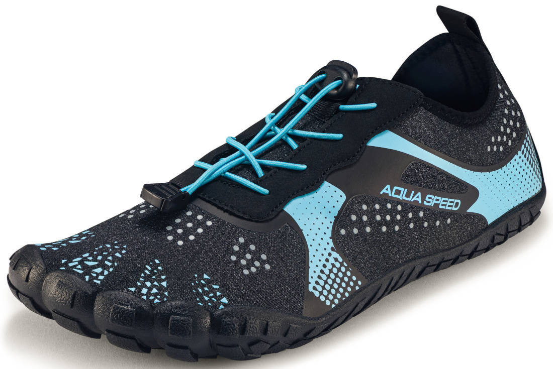 AQUA SPEED Plavecké topánky Aqua Shoe Nautilus Turquoise/Grey Melange 35