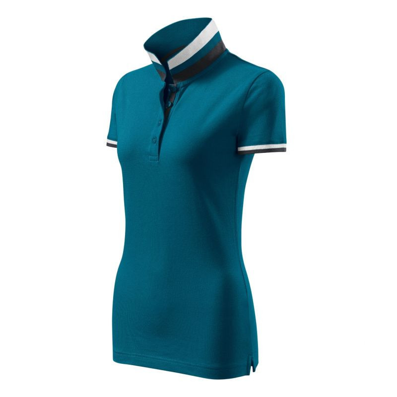 Polokošeľa Malfini Collar Up W MLI-25793 petrolejovo modrá 2XL