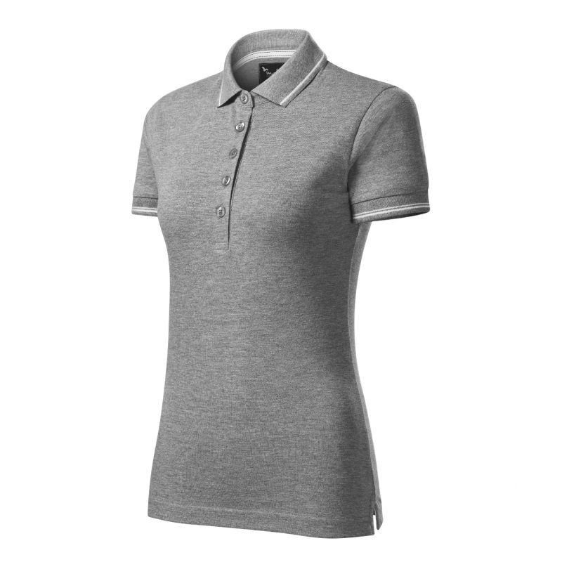 Polokošeľa Malfini Perfection plain W MLI-25312 tmavo šedá melange 2XL