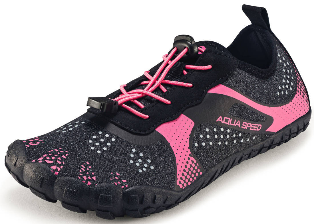 AQUA SPEED Plavecké topánky Aqua Shoe Nautilus Pink/Grey Melange 36