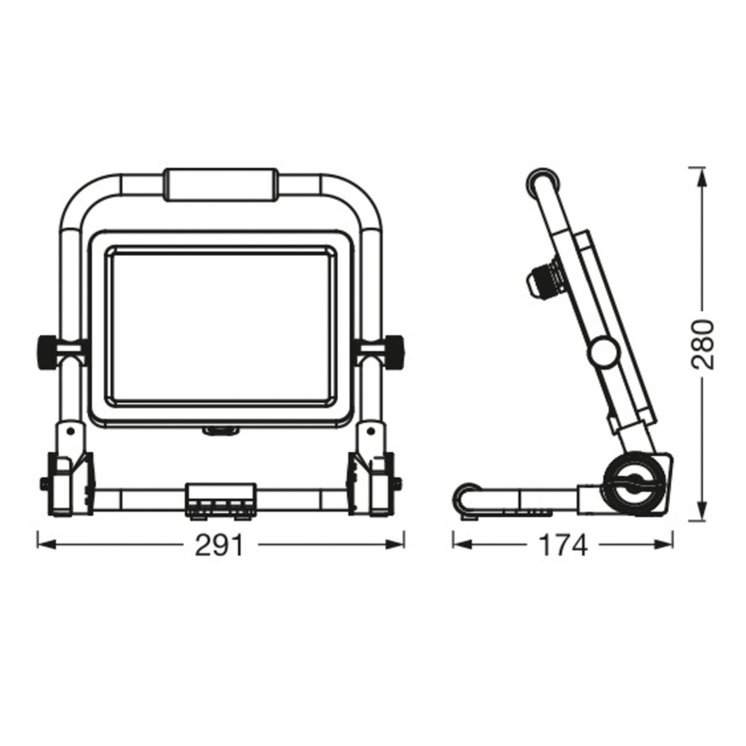 Ledvance LED Worklight Value R-Stand svetlá 50W