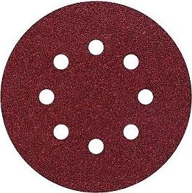 WOLFCRAFT – Kotúč brúsny priľnavý 125 mm zrnitosť 180, 5 ks