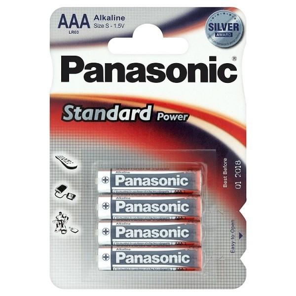 Batérie alkalické AAA Panasonic LR03 4ks