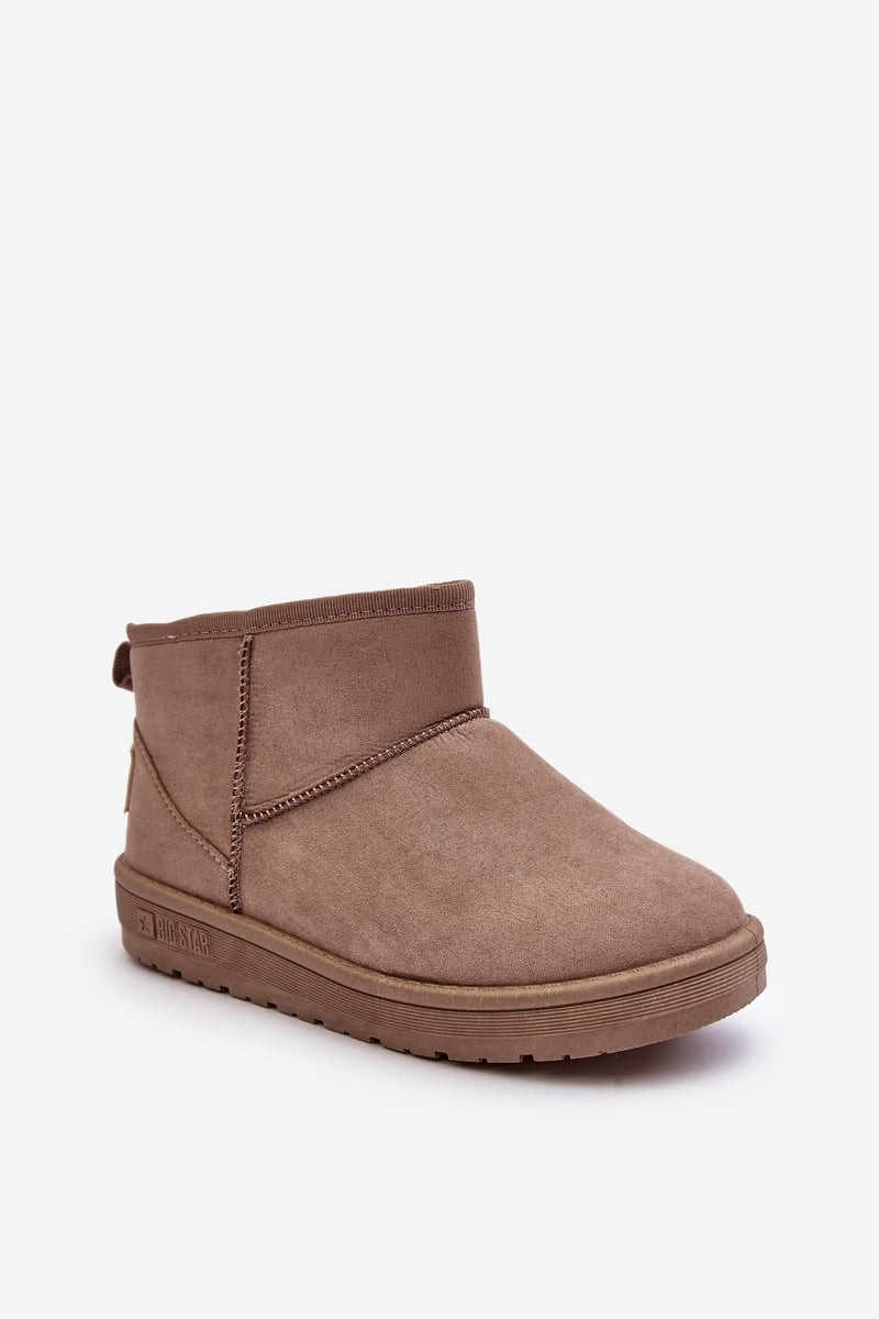Women's Insulated Snow Boots - Dark Beige Big Star