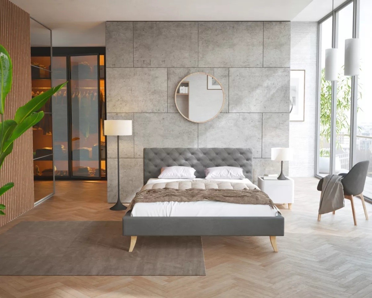 Ourbaby 35623-0 bed kalifornia dark grey 120x200 cm 200x120