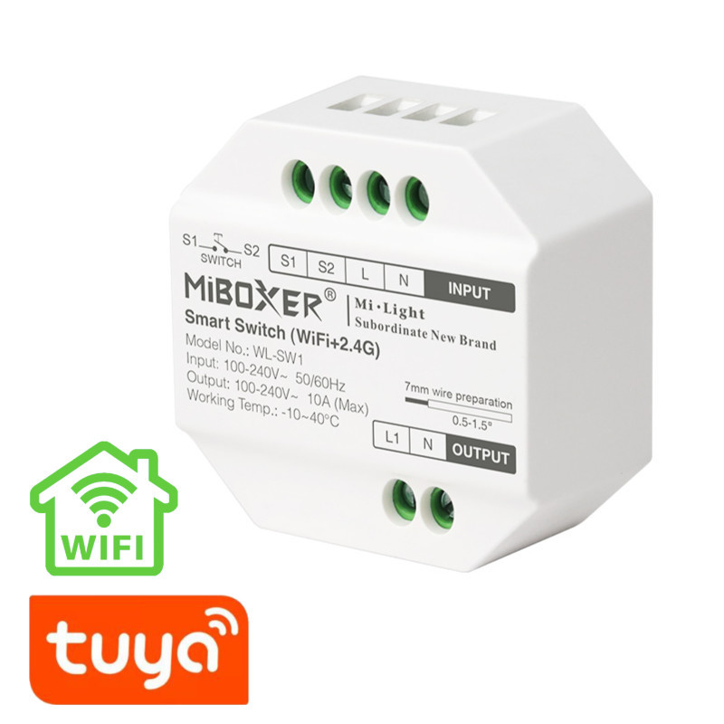 LED Solution Mi-Light MiBoxer SMART Spínač TUYA 230V WL-SW1