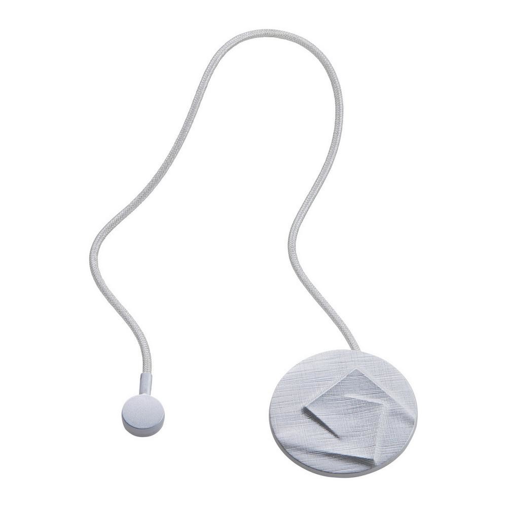 Spona Na Záves Abstrakt, 6cm, Strieborná