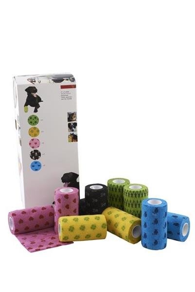 Bandáž KRUUSE Fun-Flex Pet 10 cm x 4,5 m, 10 ks