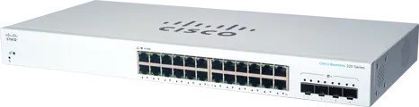 Cisco switch CBS220-24T-4X, 24xGbE RJ45, 4x10GbE SFP+ - REFRESH