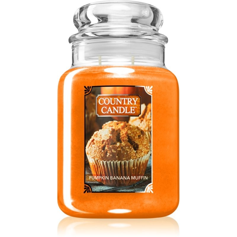 Country Candle Pumpkin Banana Muffin vonná sviečka 737 g