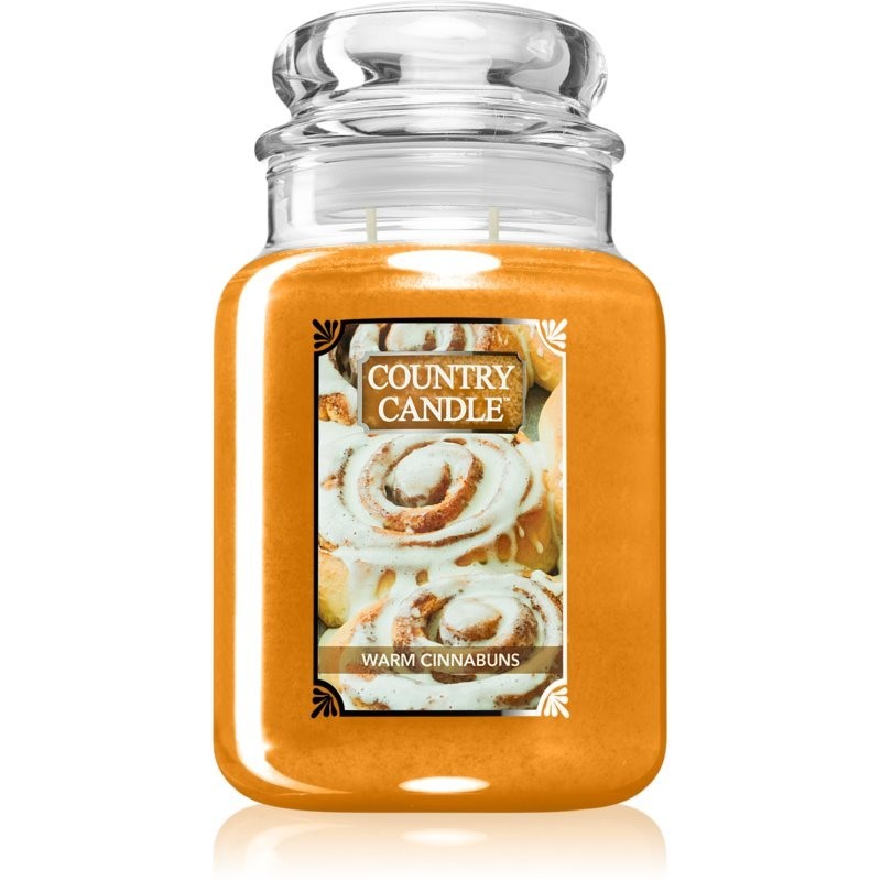 Country Candle Warm Cinnabuns vonná sviečka 737 g