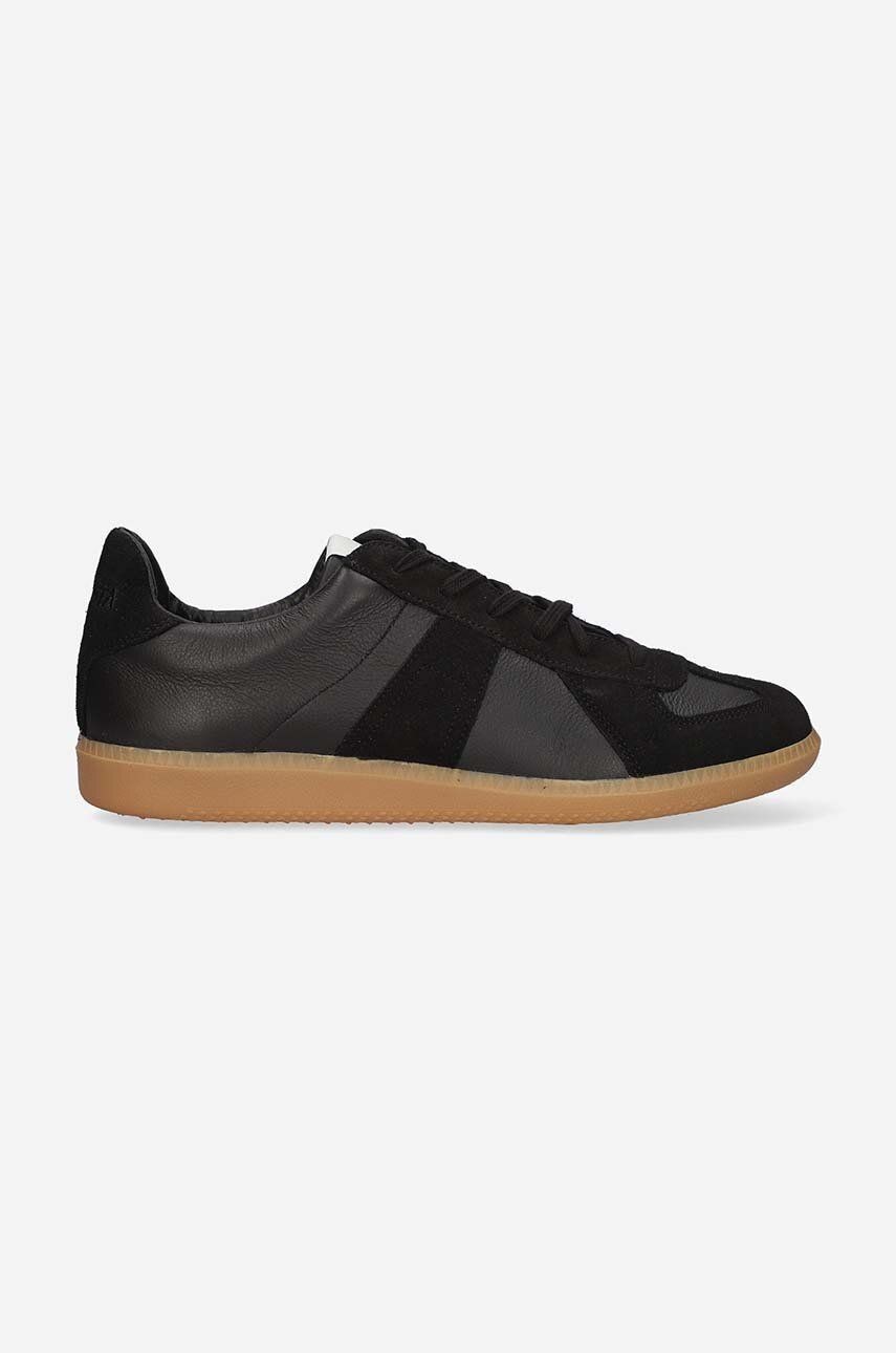 Kožené tenisky Novesta N974007.60Y13Y003-BLACK, čierna farba, N974007.60Y13Y003