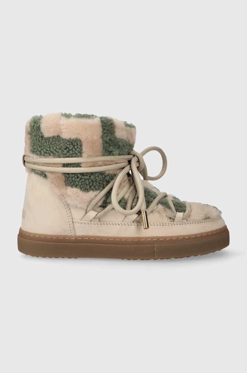 Snehule Inuikii Shearling Zigzag béžová farba, 75202-090