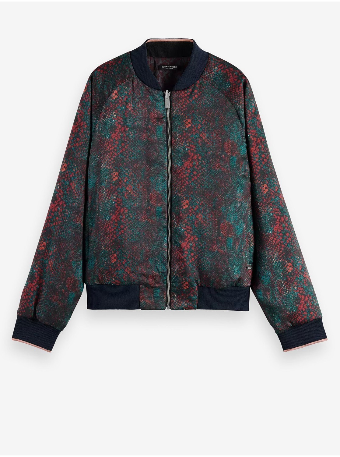 Modrý dámsky bomber Scotch & Soda