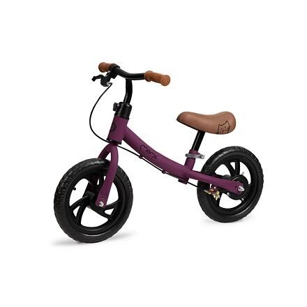 MoMi Odrážadlo BREKI s brzdou fialovej