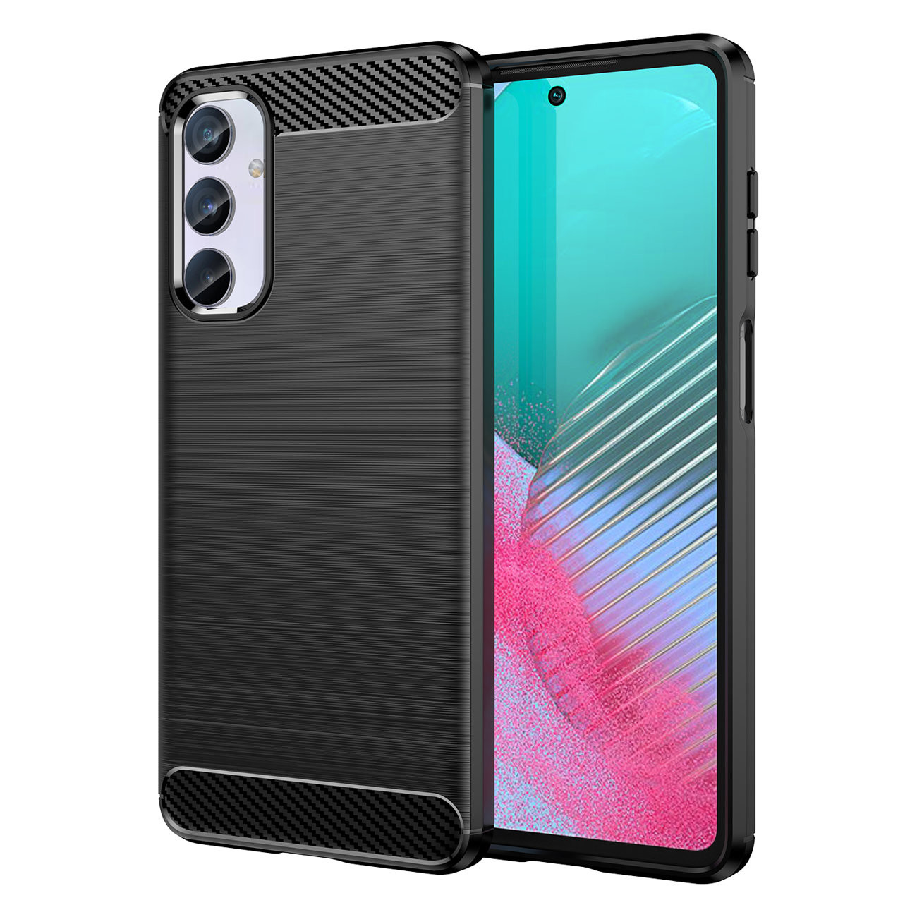IZMAEL Samsung Galaxy M54 Puzdro Carbon Bush TPU  KP28575 čierna