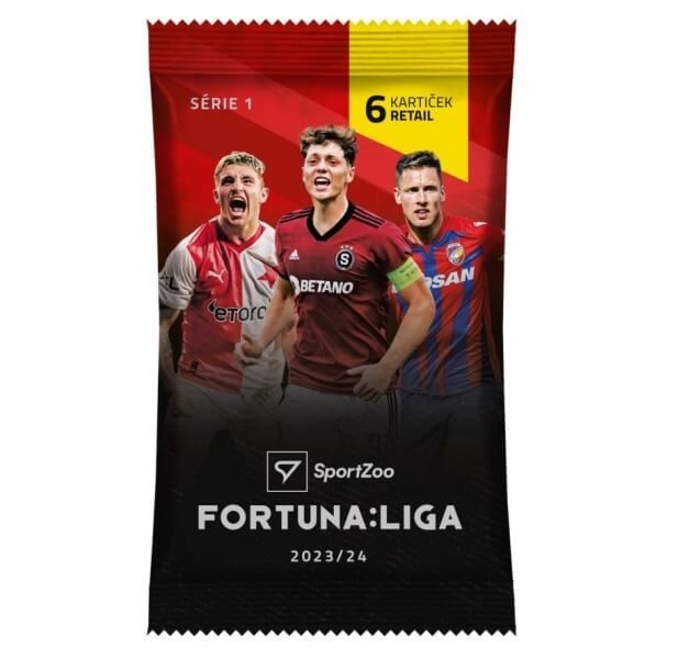 Sportzoo Futbalové karty Fortuna Liga 2023-2024 Retail balíček 1. seria