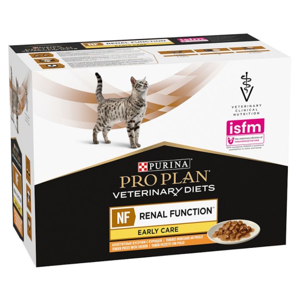 Purina Pro Plan Veterinary Diets Feline NF Early Care Chicken - 10 x 85 g