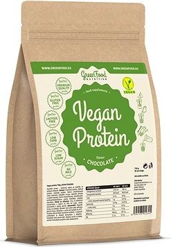 GreenFood Nutrition Vegan proteín príchuť čokoláda 500 g