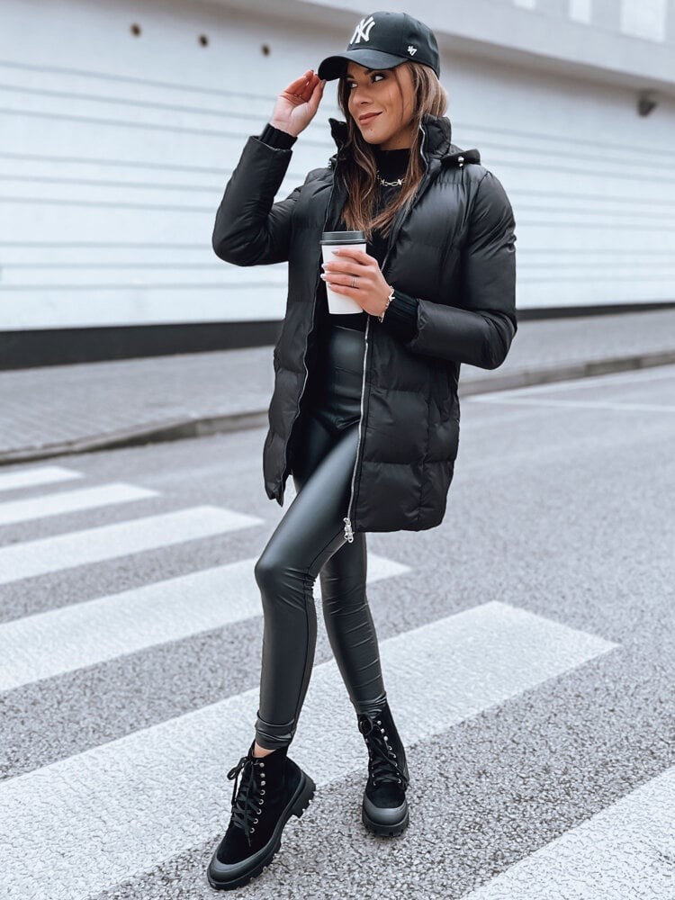 CLOEEM women's quilted jacket black Dstreet