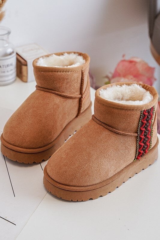 Children's insulated snow boots Camel Leonora