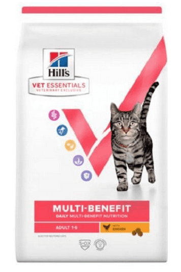 HILLS VE Feline Multi Benefit Young Adult Chicken granule pre mladé mačky 250g