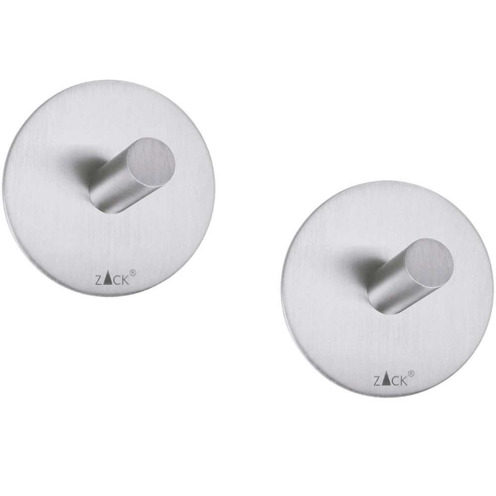 Háčik na uterák DUPLO 4,5 cm, súprava 2 ks, mat, nerezová oceľ, Zack