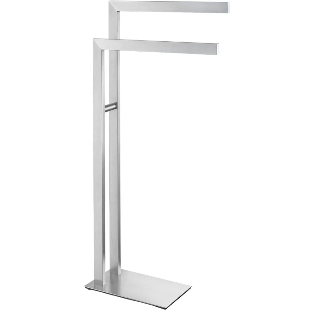 Stojan na uteráky LINE A 80 cm, dvojitý, mat, nerezová oceľ, Zack